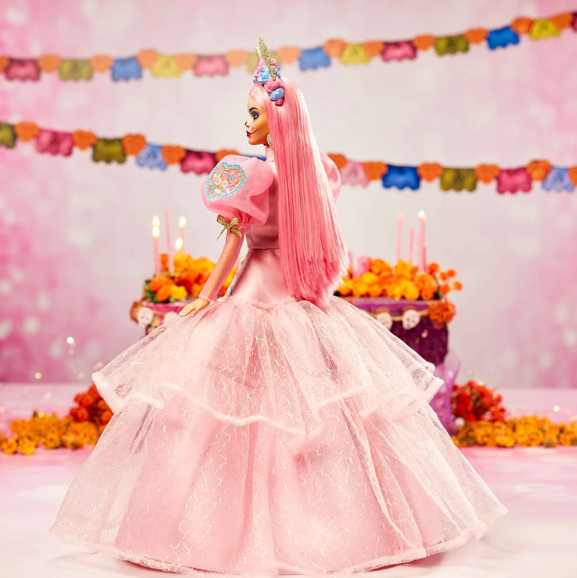 2023 Día De Muertos Barbie x Pink Magnolia Doll