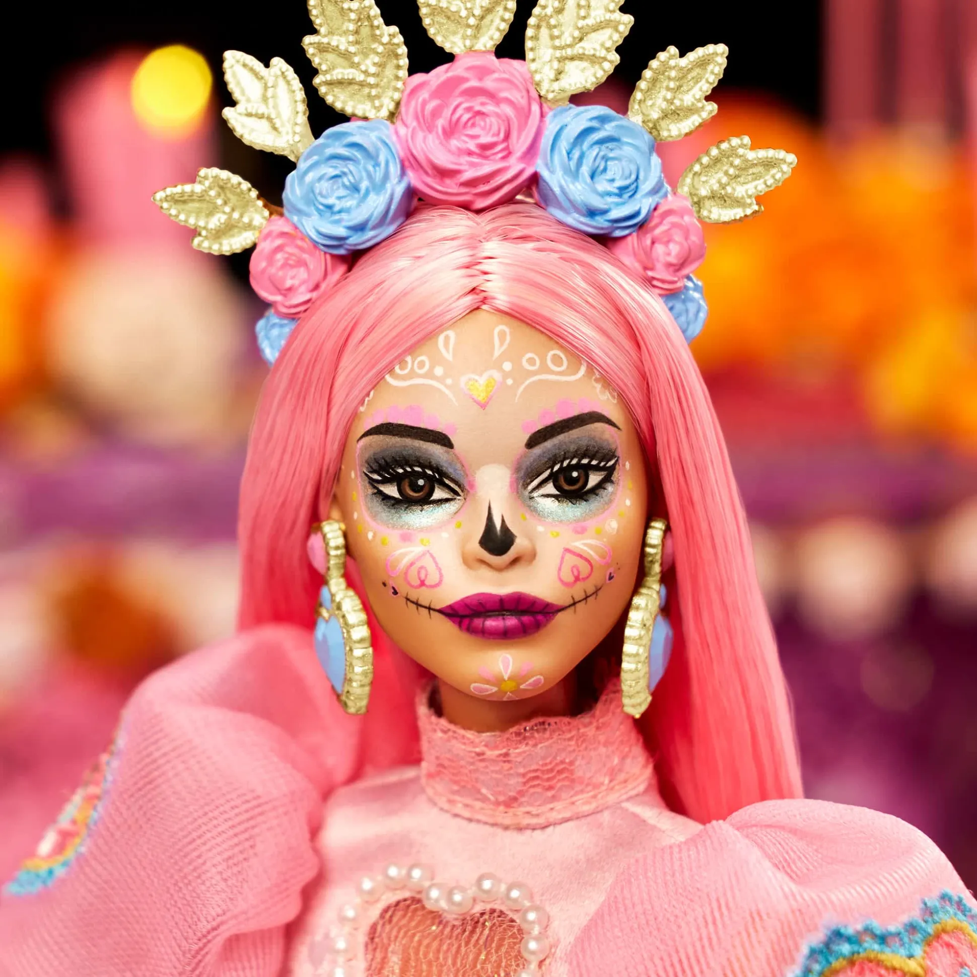 2023 Día De Muertos Barbie x Pink Magnolia Doll