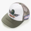 BAPE Hot Wheels Flag Logo Trucker Cap