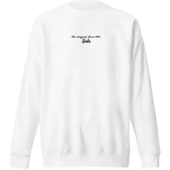Barbie Artist Series Robert Best White Embroidered Sweatshirt
