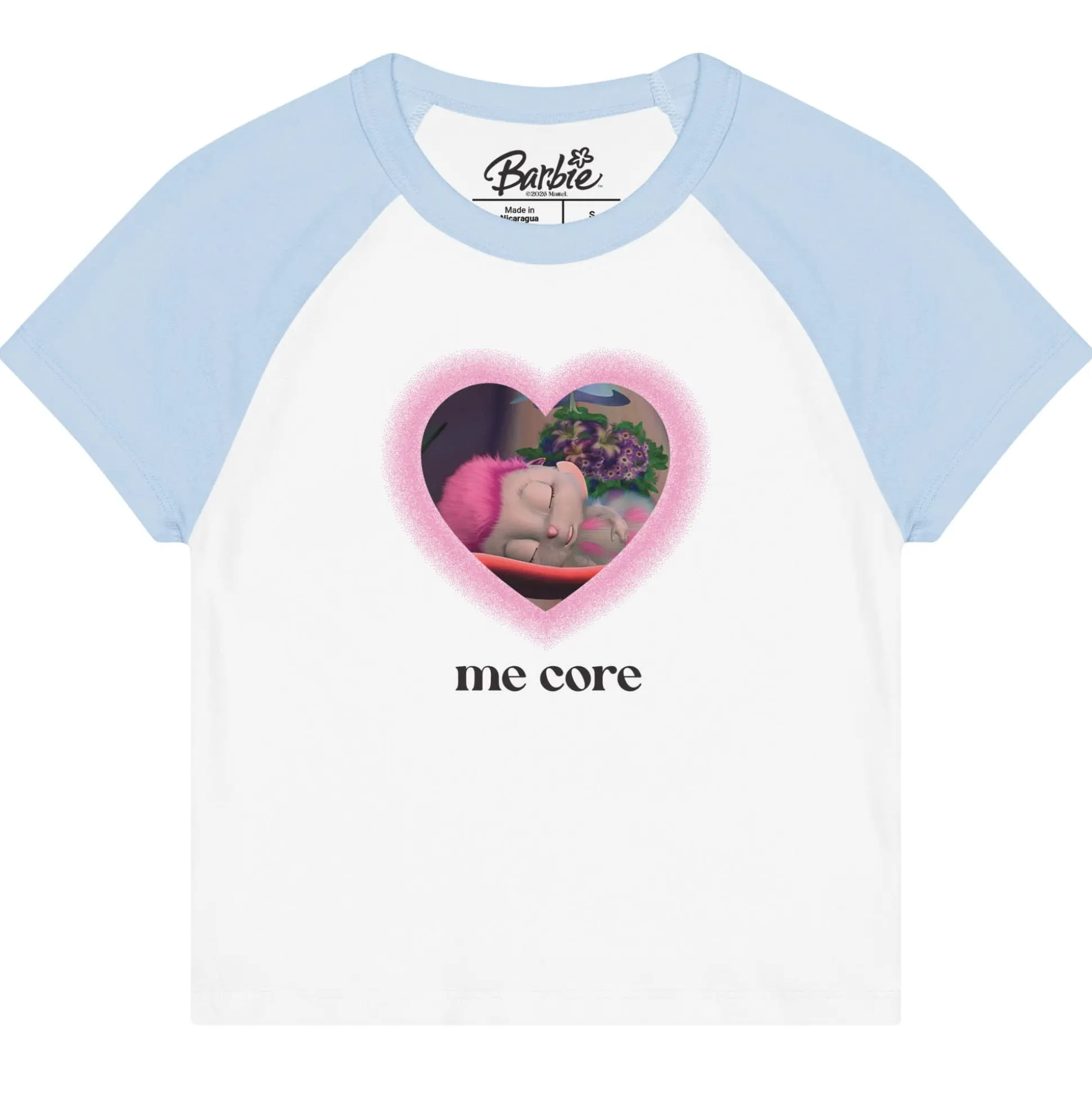 Barbie Bibble Fairytopia Me Core White Ringer T-shirt