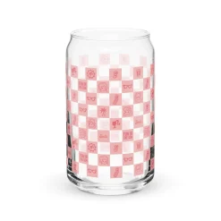 Barbie Checkerboard Icons Cutie Clear Glass
