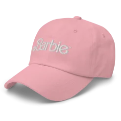 Barbie Classic Logo Pink Baseball Hat