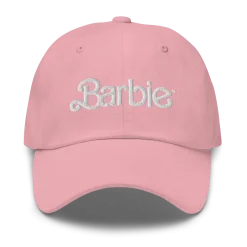 Barbie Classic Logo Pink Baseball Hat