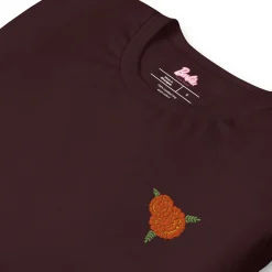Barbie Día de Muertos Ken Embroidered Oxblood T-Shirt