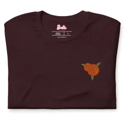 Barbie Día de Muertos Ken Embroidered Oxblood T-Shirt