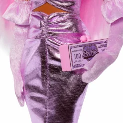 Barbie Deluxe Style Doll #1 in Glossy Pink Barbiecore Dress