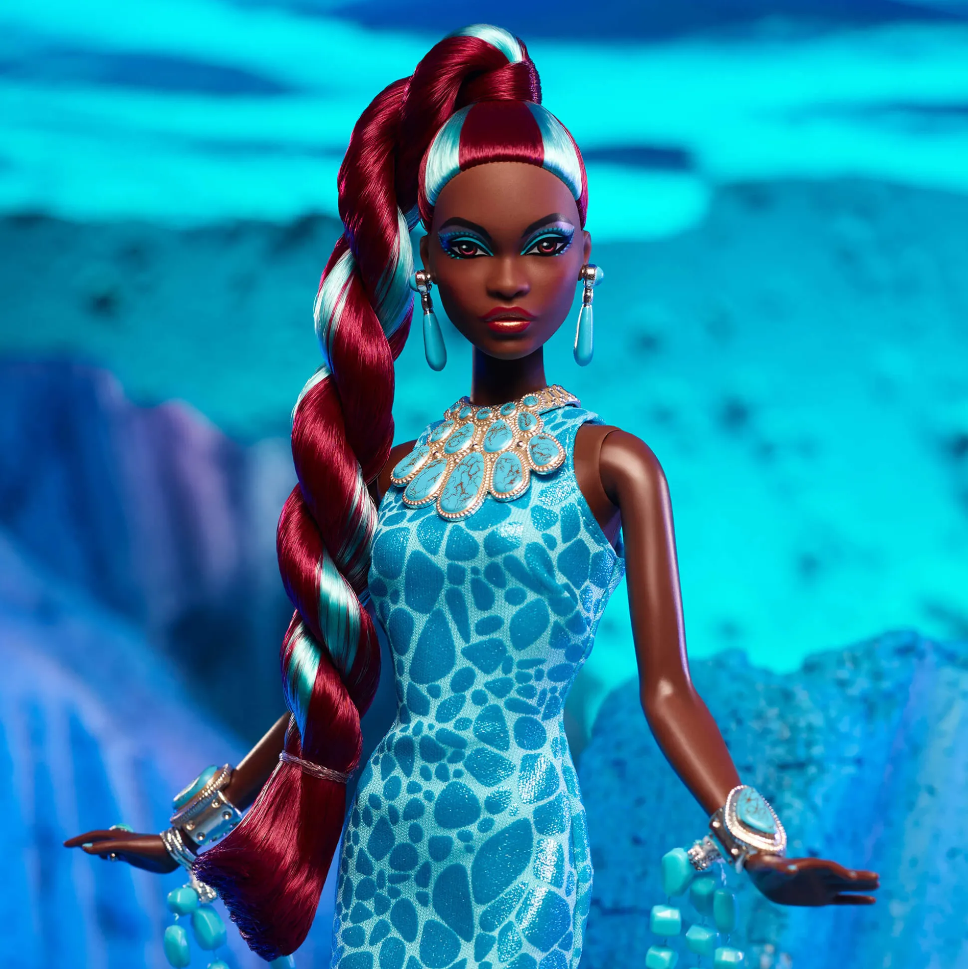 Barbie Fantasy Collection Turquoise Doll
