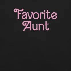 Barbie Favorite Aunt Black T-Shirt