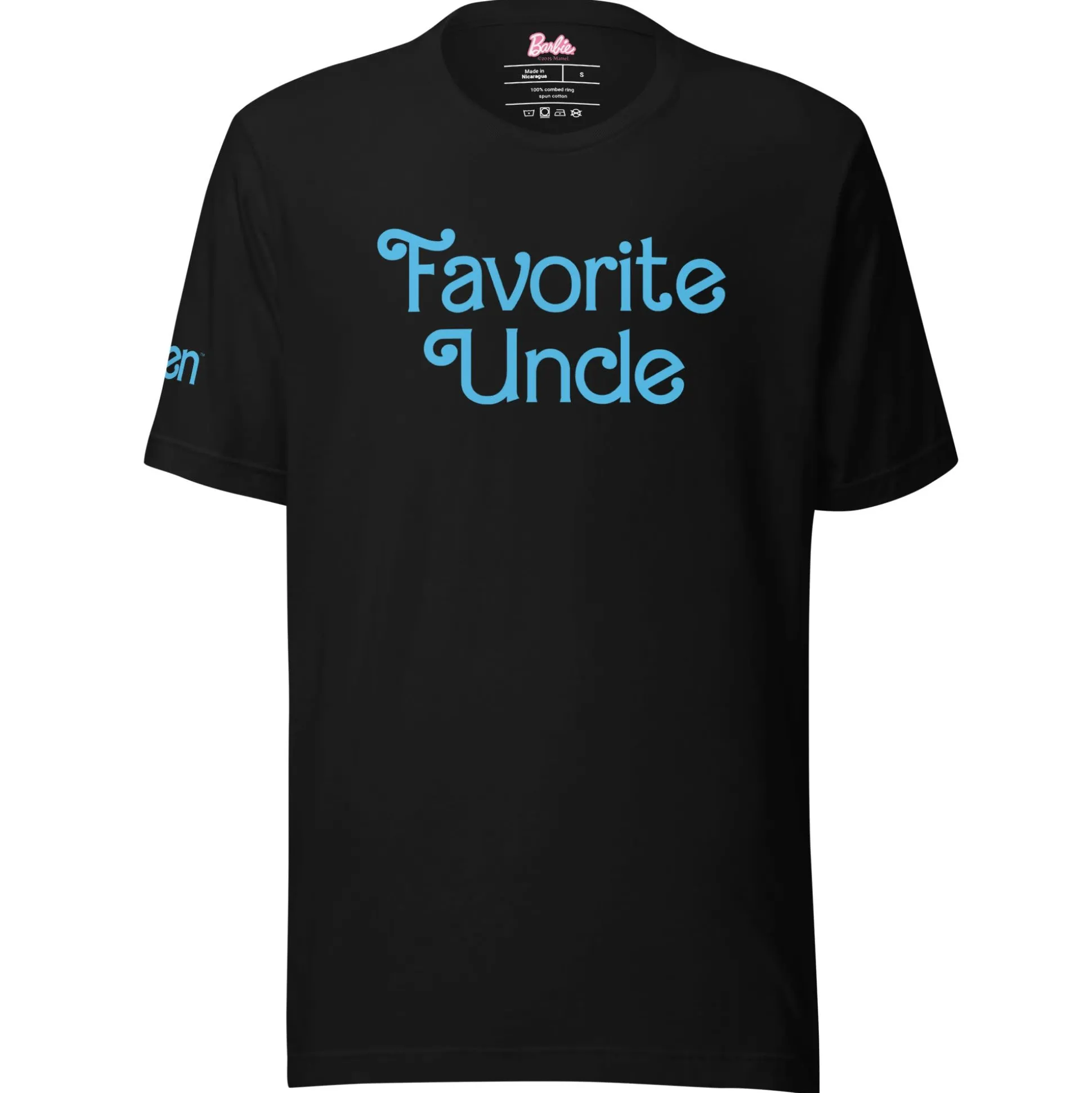 Barbie Favorite Uncle Ken Black T-Shirt