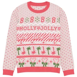 Barbie Holly Jolly Pink Ugly Sweater