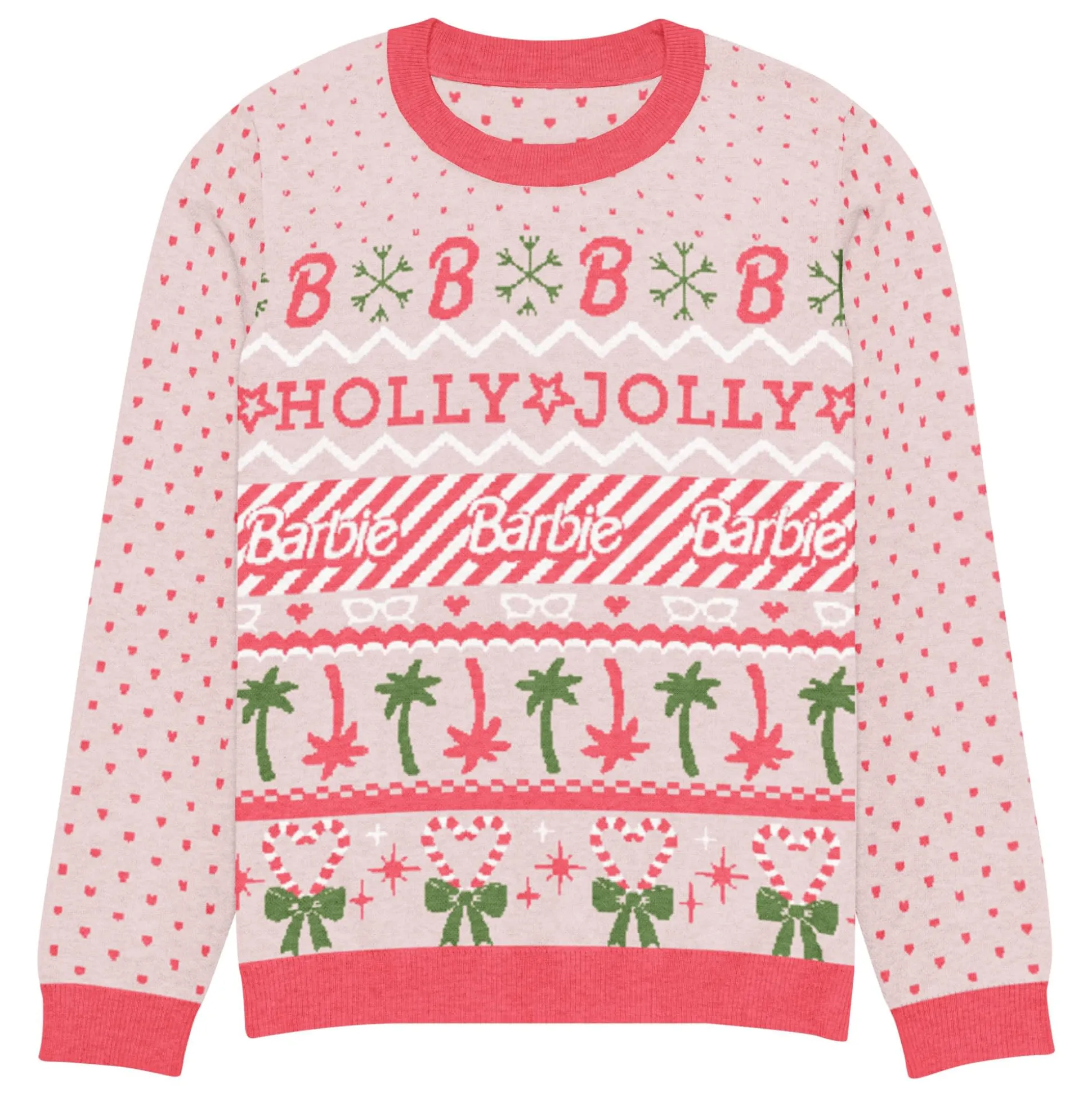 Barbie Holly Jolly Pink Ugly Sweater