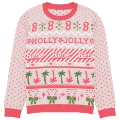 Barbie Holly Jolly Pink Ugly Sweater