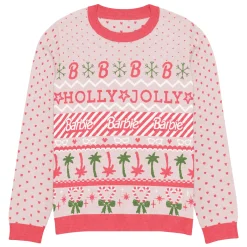 Barbie Holly Jolly Pink Ugly Sweater