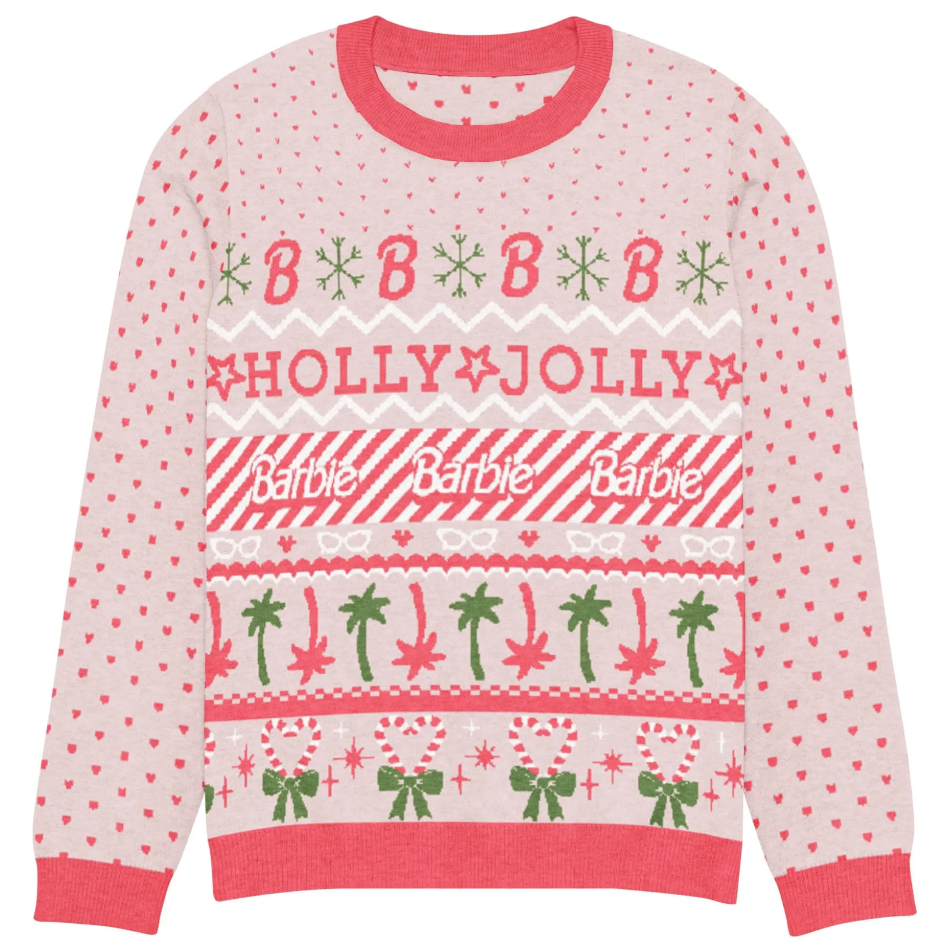 Barbie Holly Jolly Pink Ugly Sweater