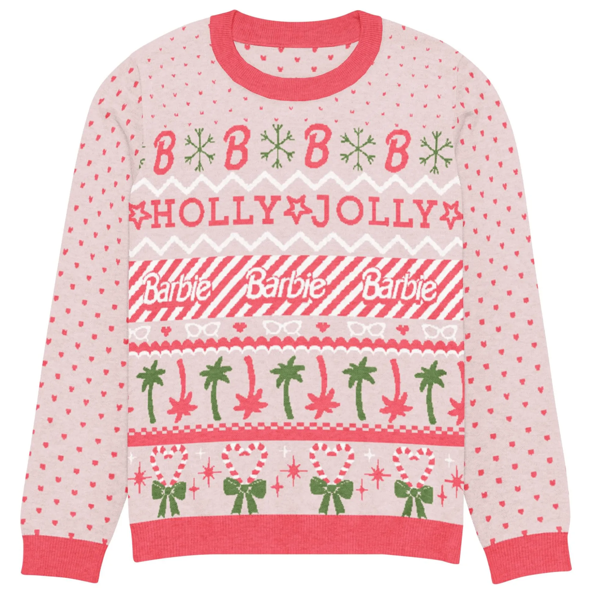 Barbie Holly Jolly Pink Ugly Sweater