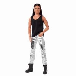 Barbie Looks Doll (Ken Doll Long Brunette Hair)
