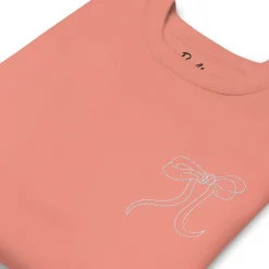 Barbie Peaches 'n Cream Embroidered Peach Sweatshirt