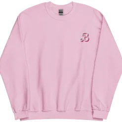 Barbie Still Plays with Barbie Dolls Pink Sweatshirt