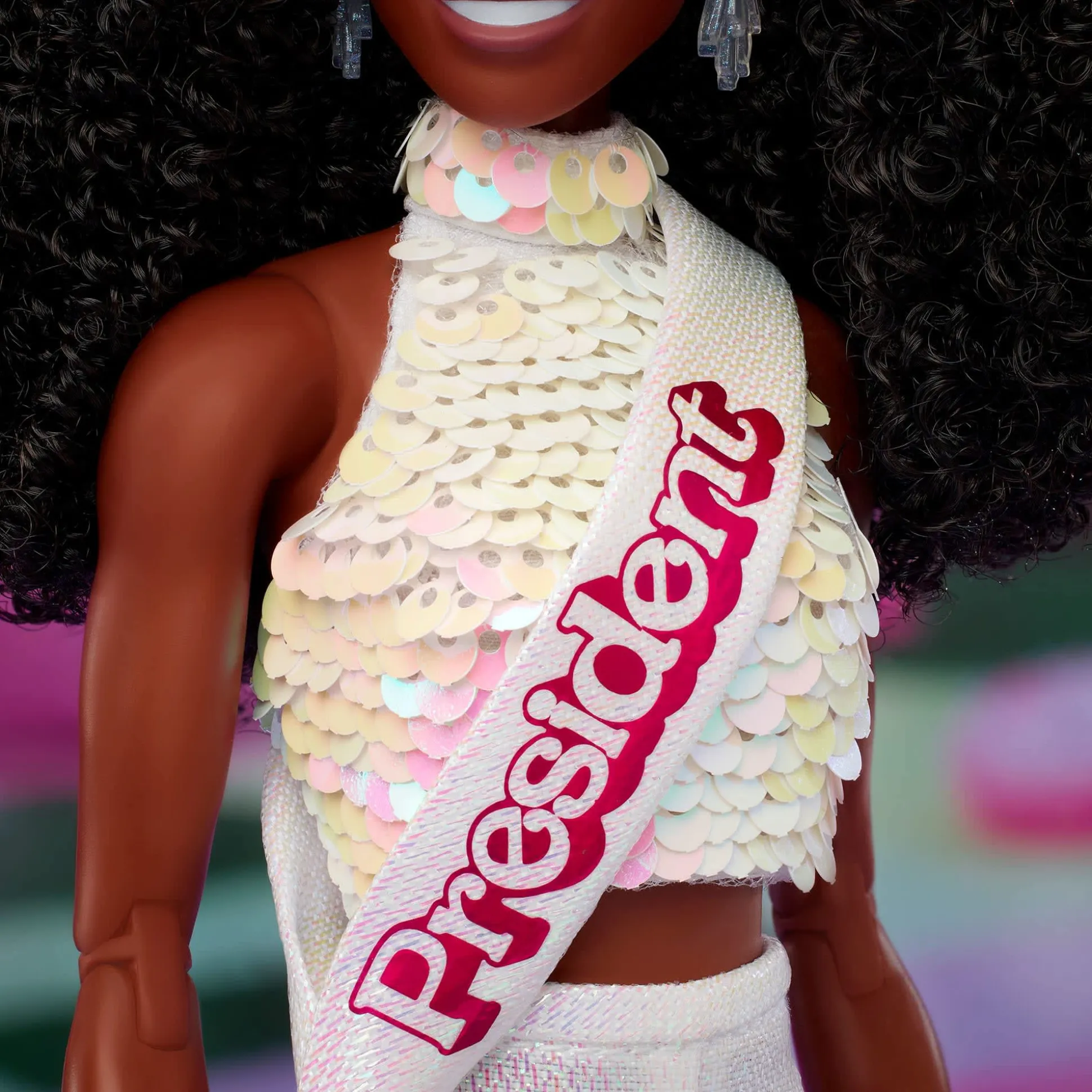 Barbie The Movie Disco President Barbie Doll