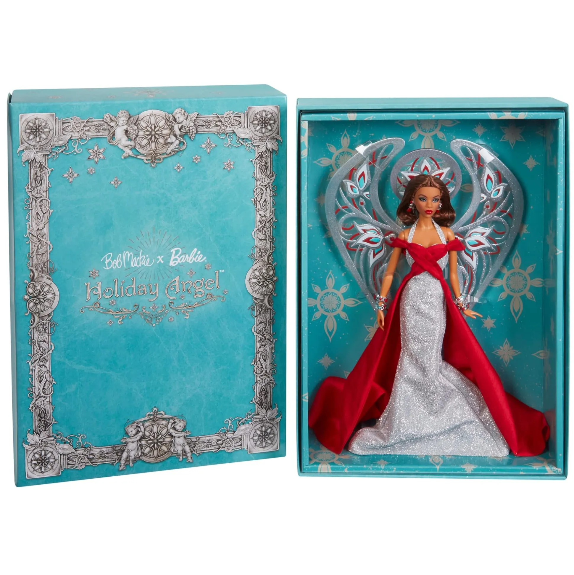 Barbie x Bob Mackie 2023 Holiday Angel Doll