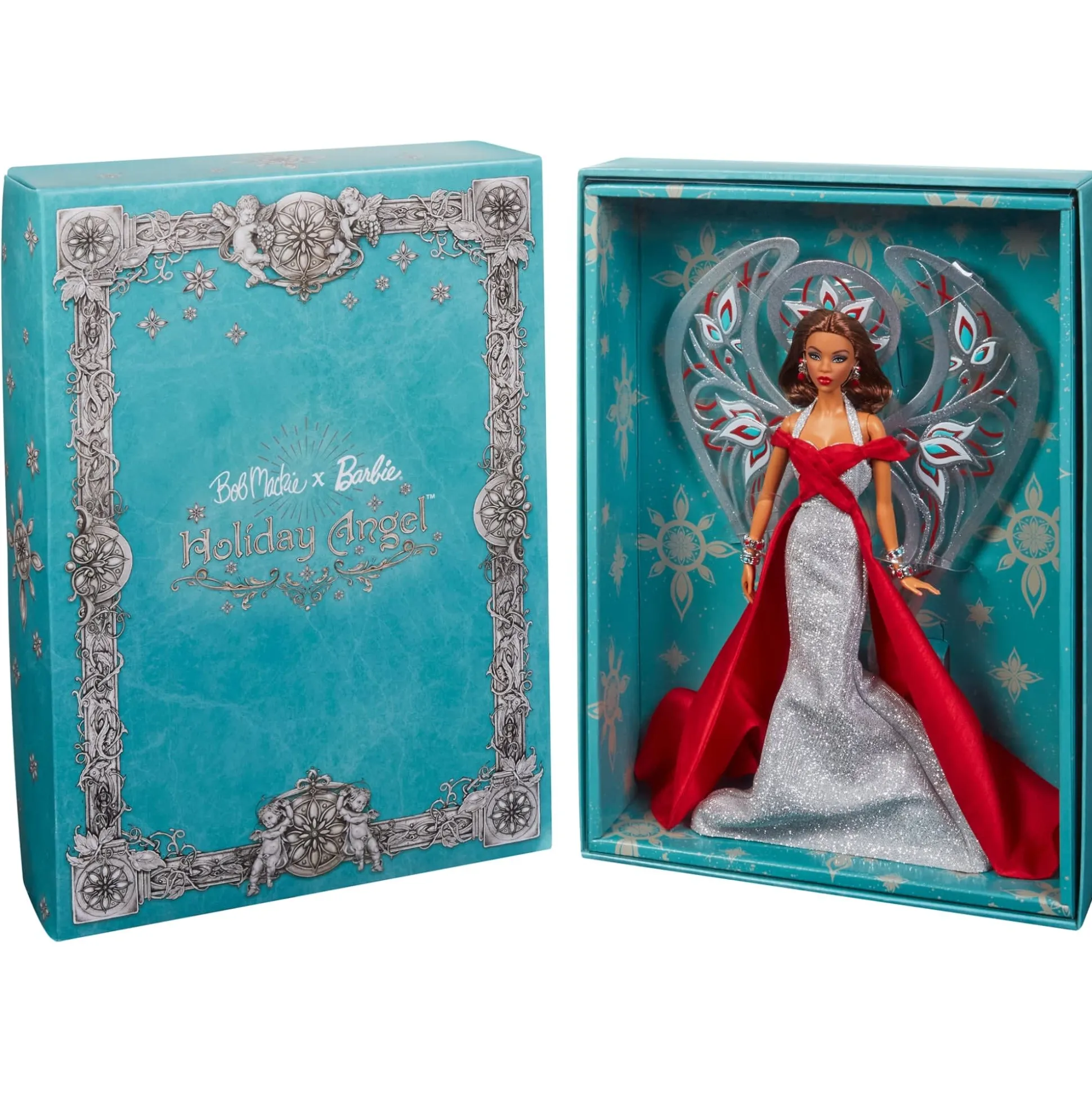 Barbie x Bob Mackie 2023 Holiday Angel Doll