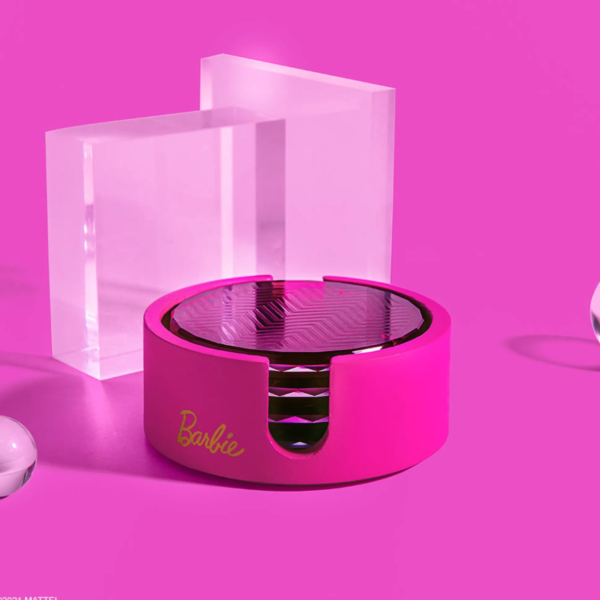 Barbie™ X Dragon Glassware® Coasters