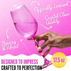 Barbie™ X Dragon Glassware® Wine Glasses