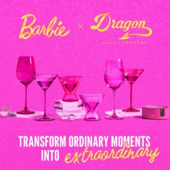 Barbie™ X Dragon Glassware® Wine Glasses