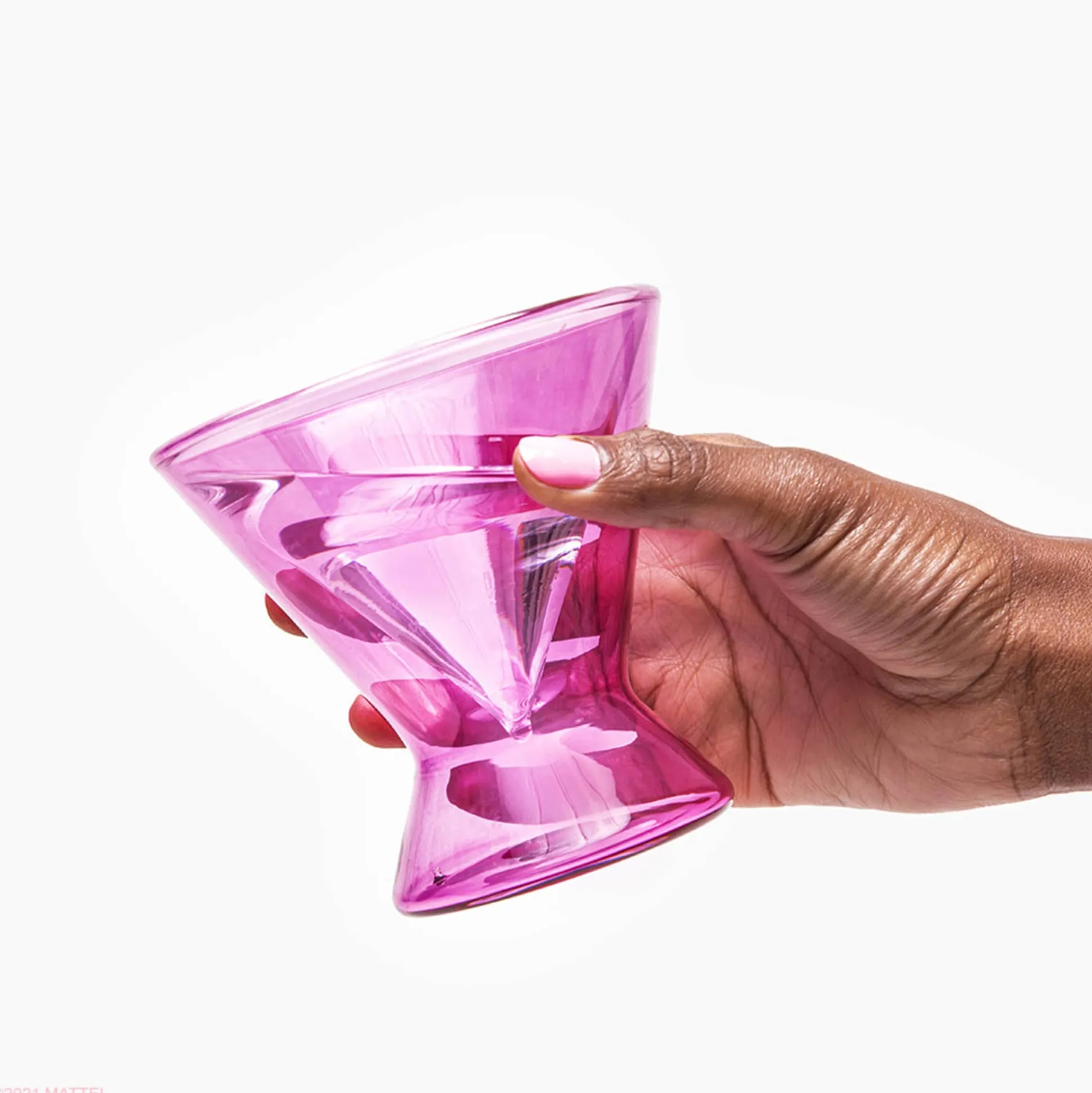 Barbie™ X Dragon Glassware® Stemless Martini Glasses