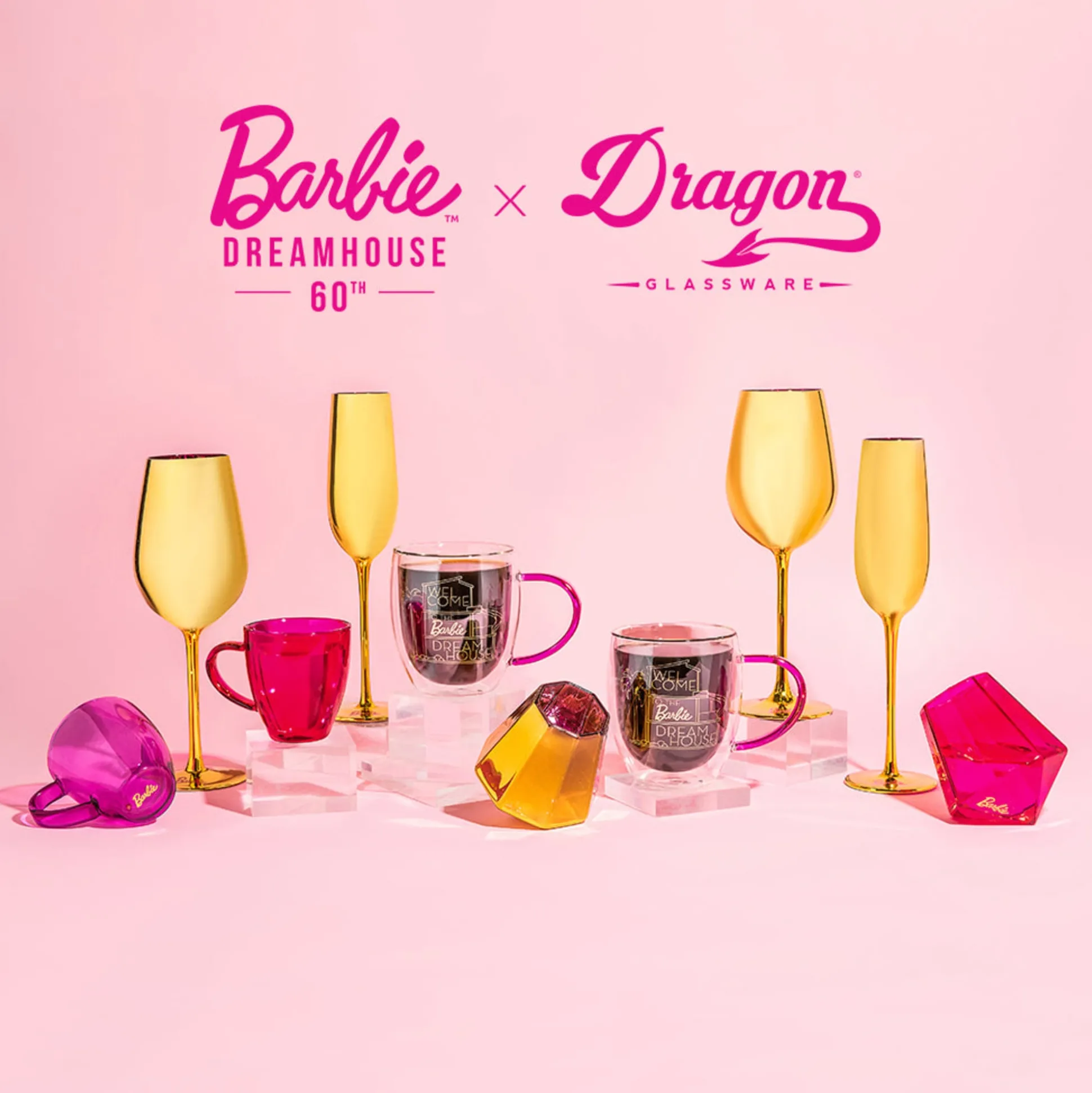 Barbie™ X Dragon Glassware® Dreamhouse™ Coffee Mugs
