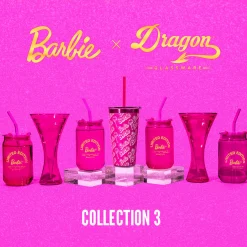 Barbie™ x Dragon Glassware® Limited Edition Drinking Glasses