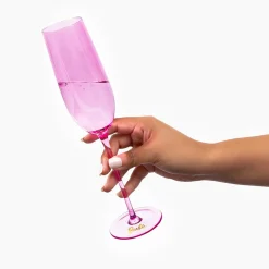 Barbie™ X Dragon Glassware® Champagne Flutes