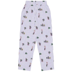 Barney Dinosaurs Wide Leg Striped Pants