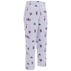 Barney Dinosaurs Wide Leg Striped Pants