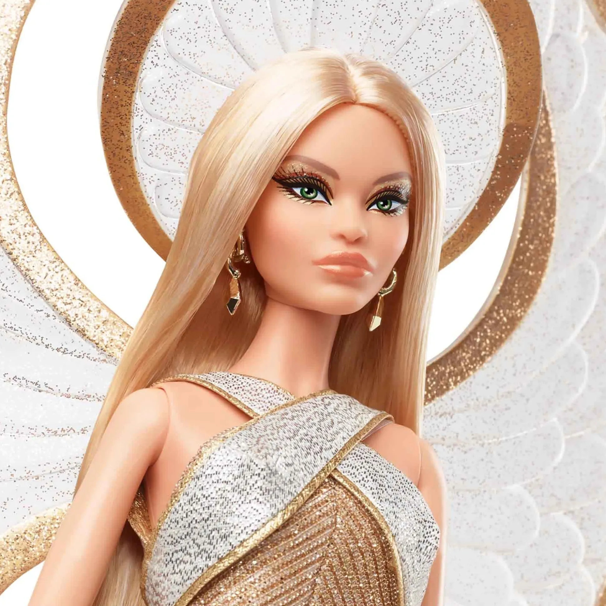 Bob Mackie Barbie Holiday Angel Doll
