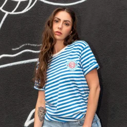 Fisher Price x André Saraiva Blue Striped T-shirt