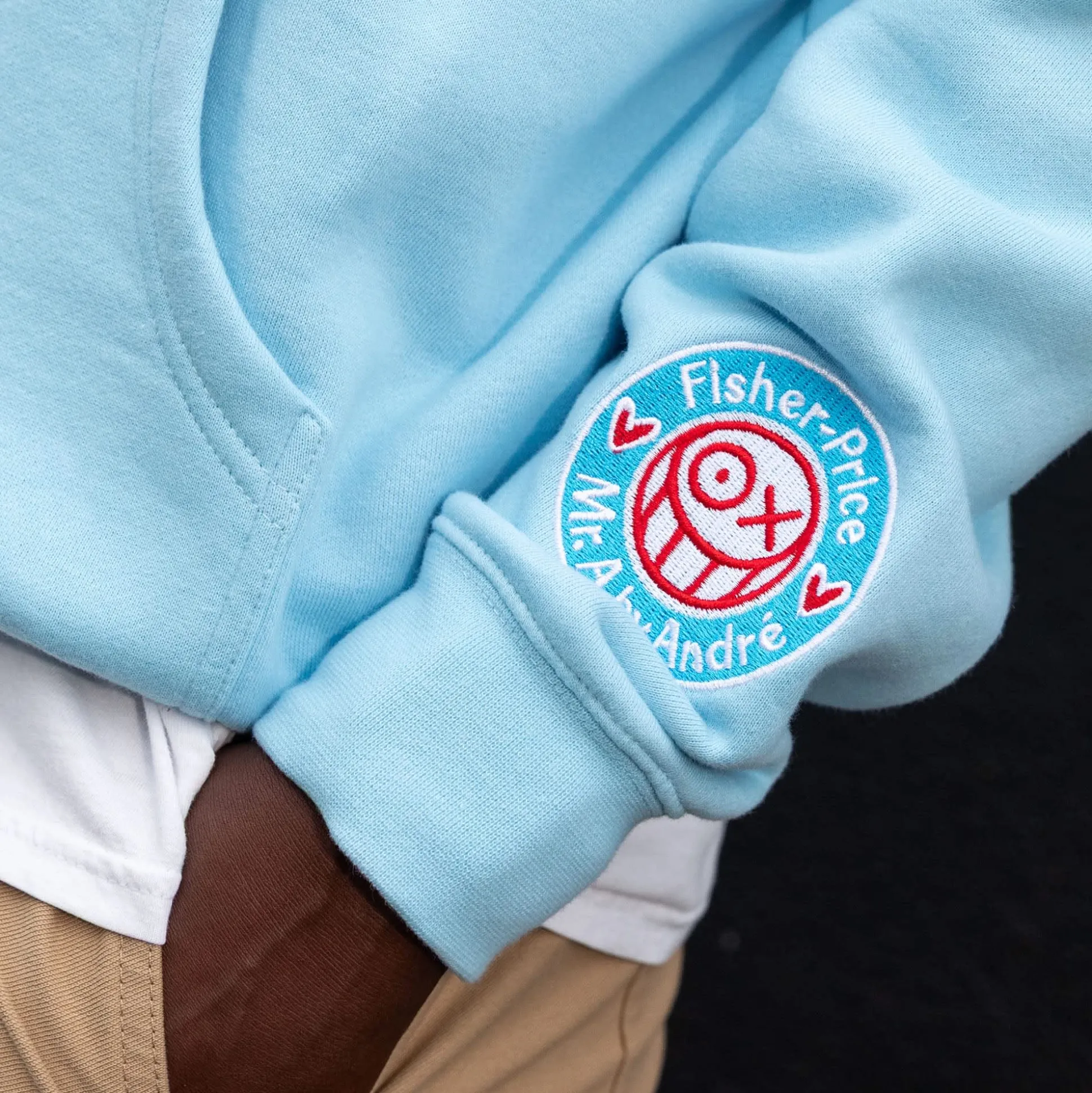 Fisher Price x André Saraiva Light Blue Hoodie