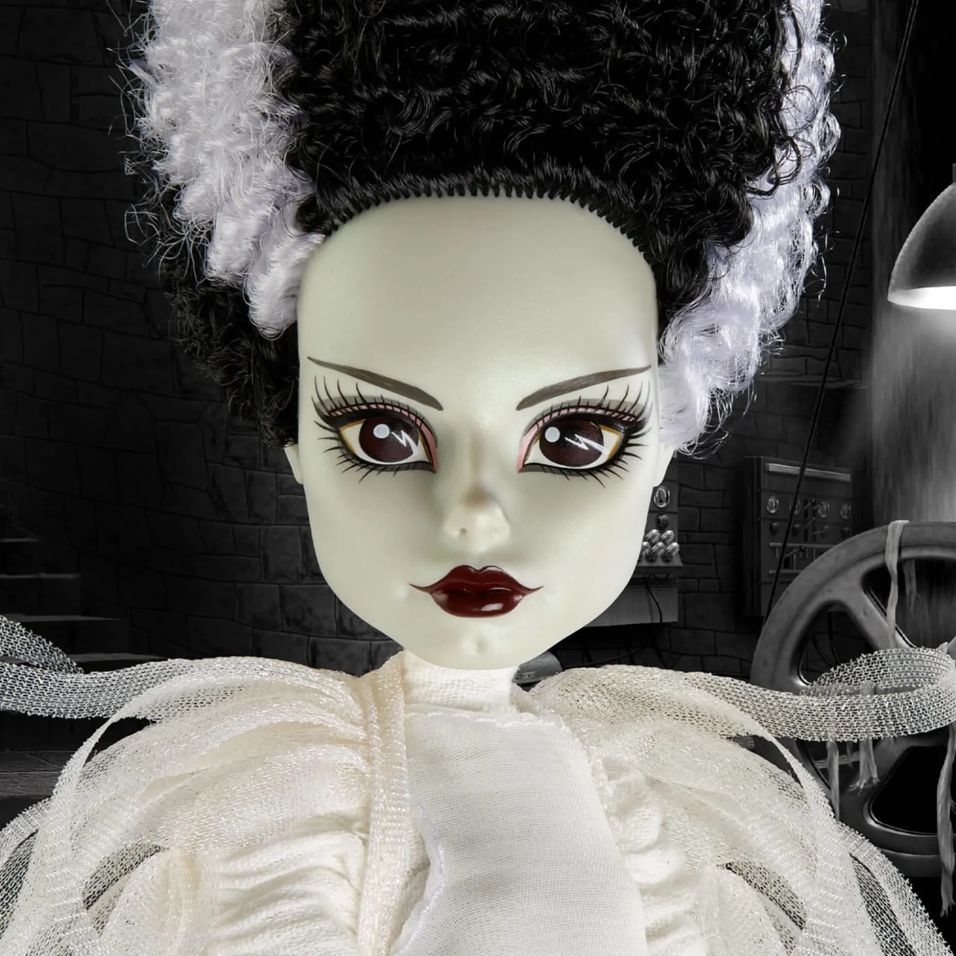 Frankenstein & Bride of Frankenstein Monster High Skullector Doll Set
