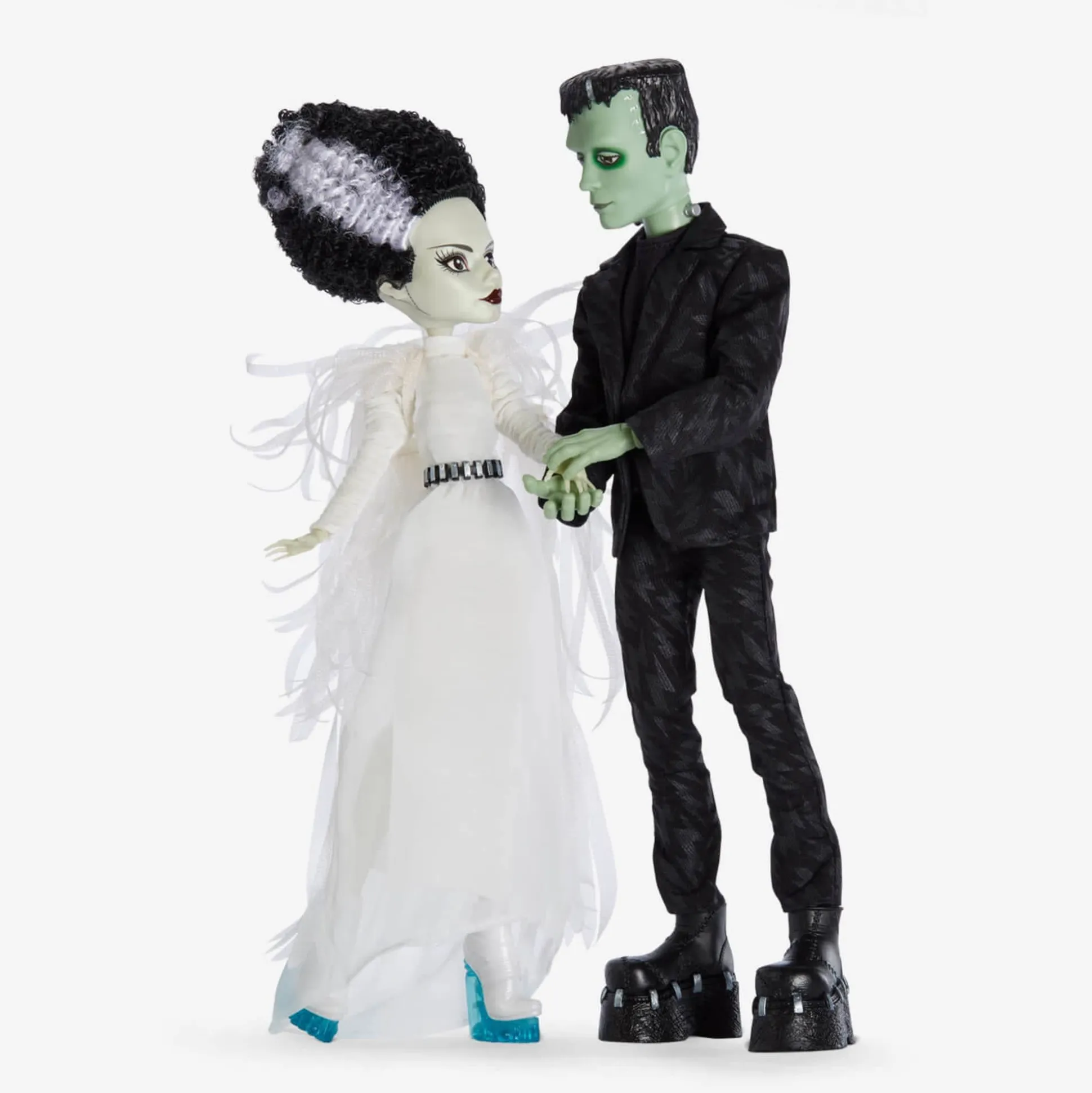 Frankenstein & Bride of Frankenstein Monster High Skullector Doll Set