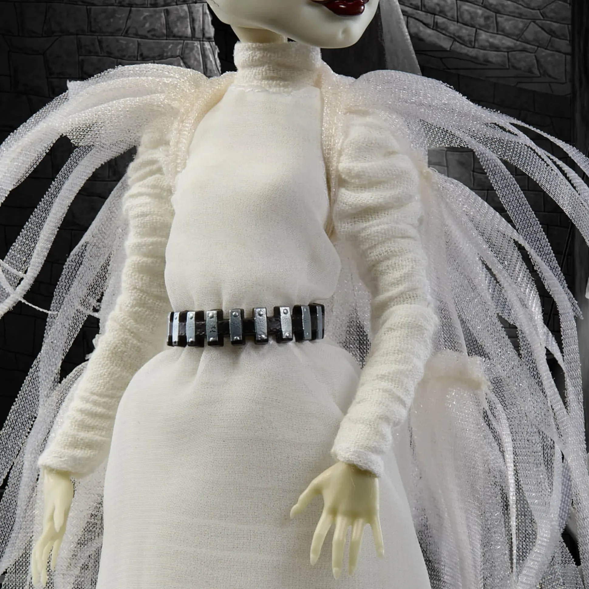 Frankenstein & Bride of Frankenstein Monster High Skullector Doll Set