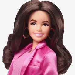 Gloria Doll Wearing Pink Power Pantsuit – Barbie The Movie