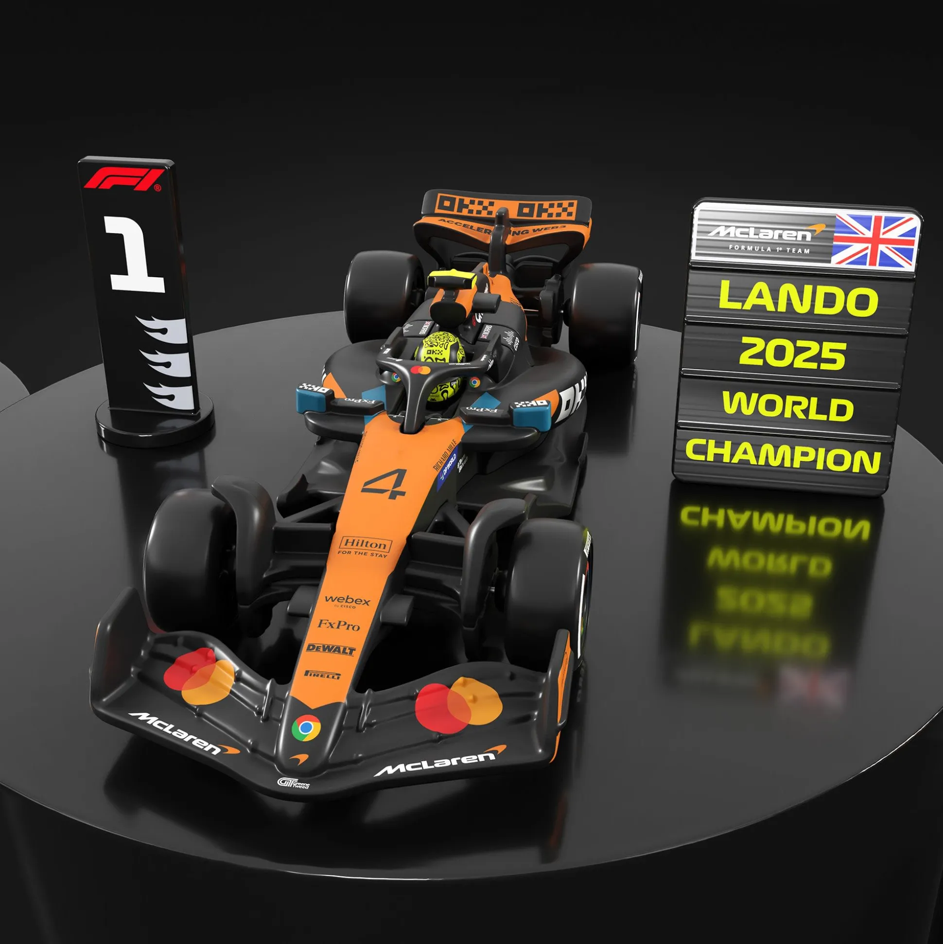 Hot Wheels® 2025 Formula 1® Podium Set