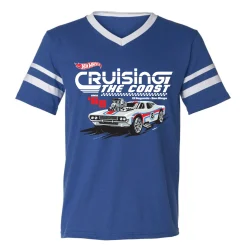 Hot Wheels Cruising the Coast Blue Jersey T-shirt