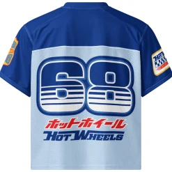 Hot Wheels in Katakana Blue Boxy Jersey