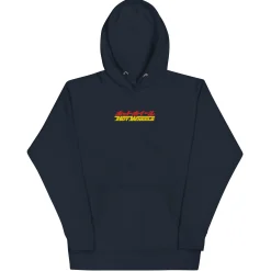 Hot Wheels in Katakana Navy Embroidered Hoodie