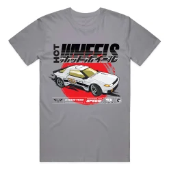 Hot Wheels in Katakanai Grey T-Shirt