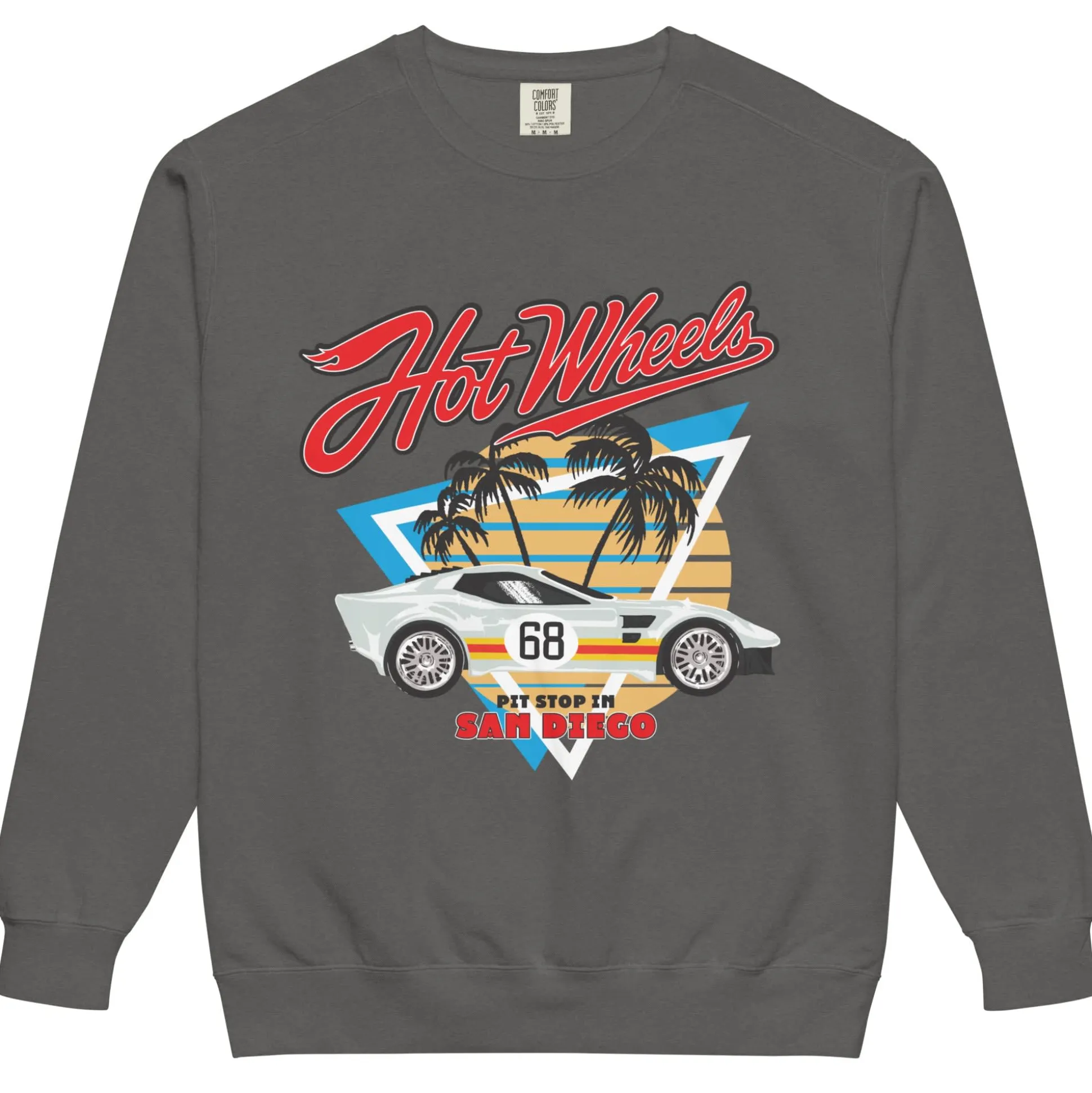 Hot Wheels Pit Stop Gray Sweatshirt