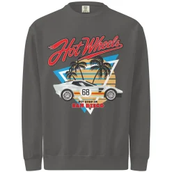Hot Wheels Pit Stop Gray Sweatshirt