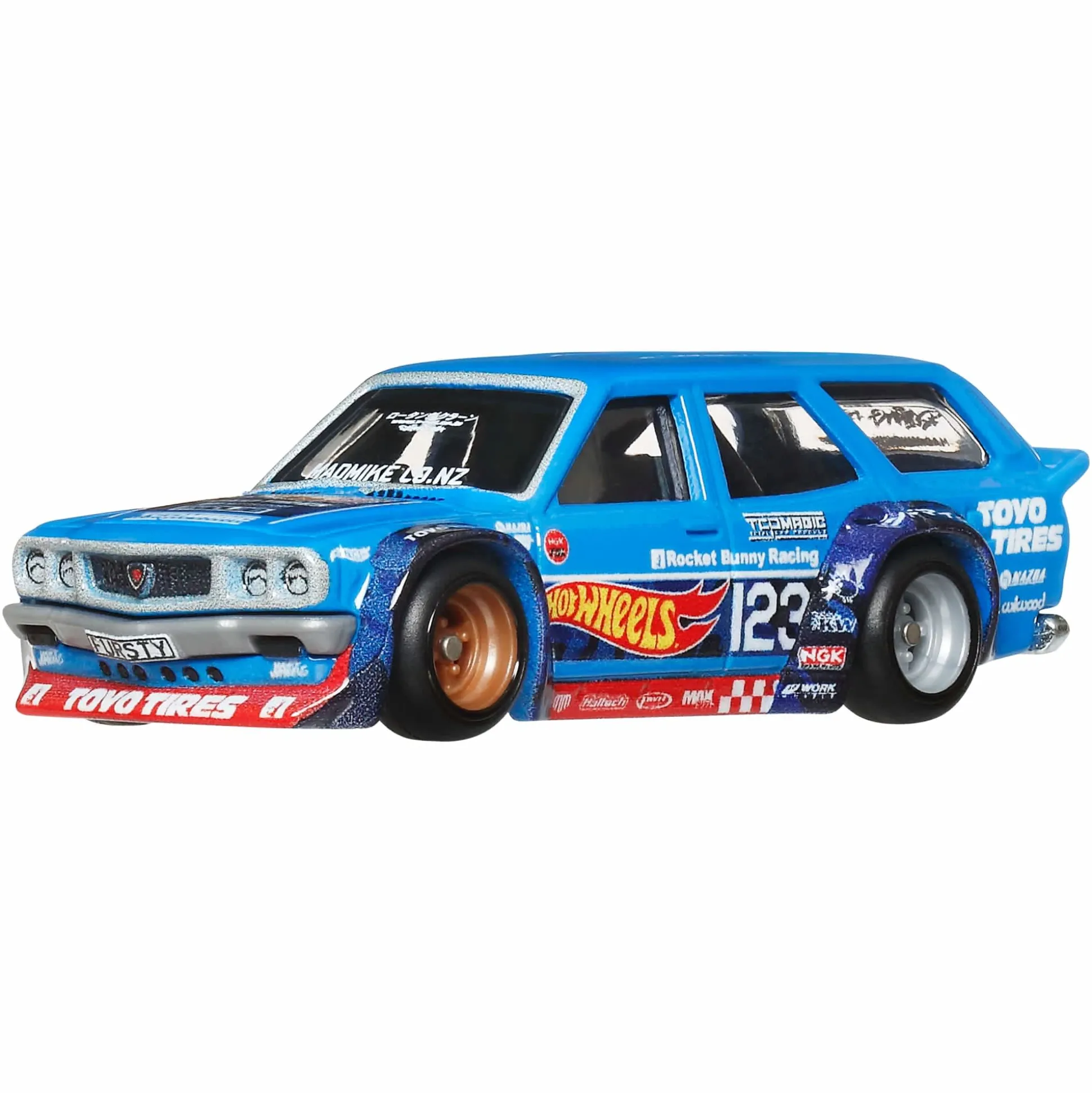 Hot Wheels Premium Car Culture Made Mike Mazda RX-3 Wagon/Remorque